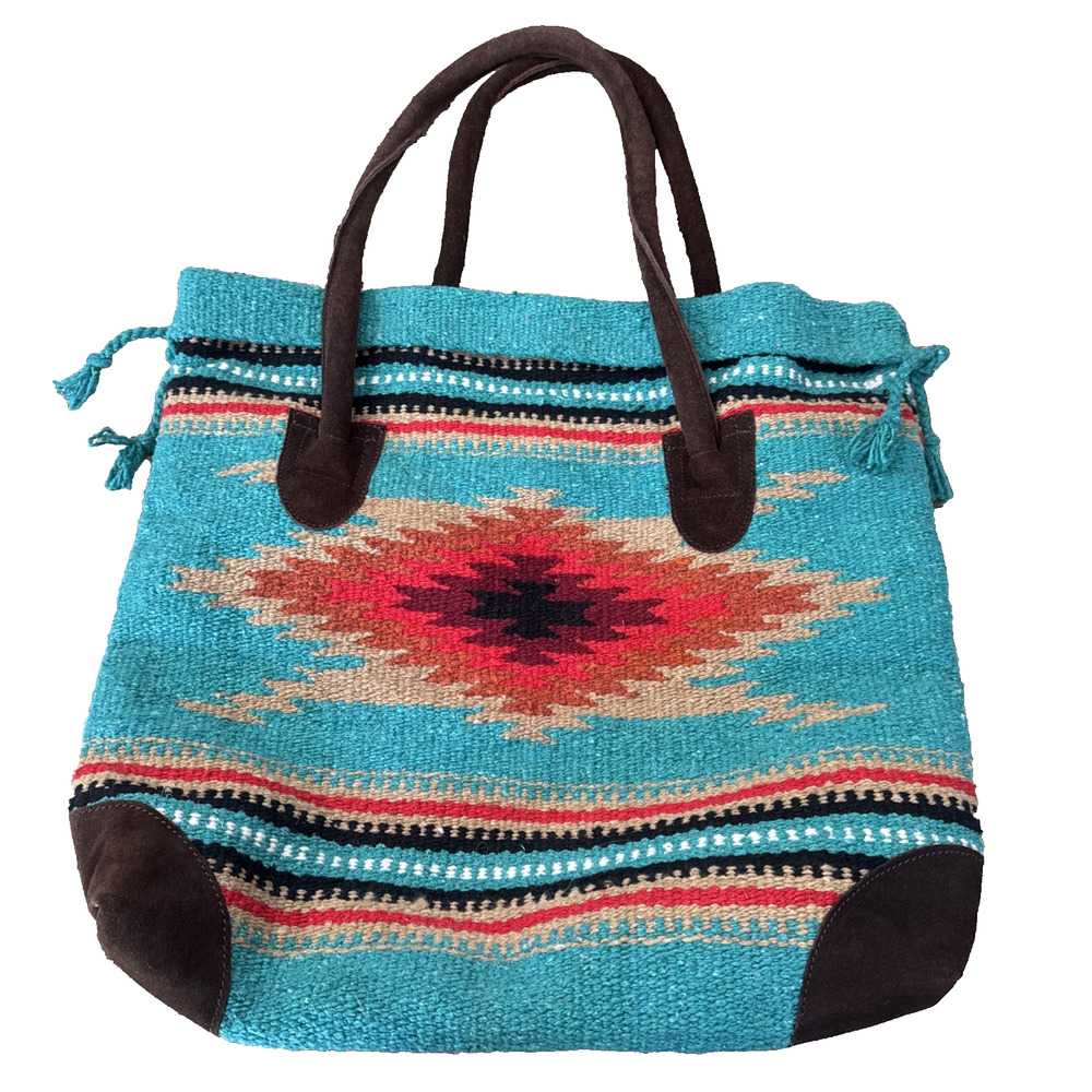 Campos Go West Tote Purse Southwestern Boho Aztec Western Large Multicolor